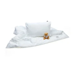 Beach House Company Babby Bedding Plain Påslakanset Spjälsäng White