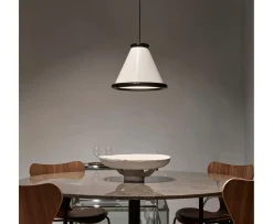 Belid Belle Taklampa Glossy White/Glossy Black Ø36