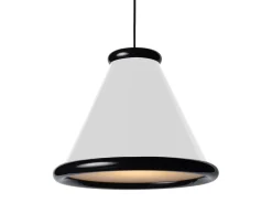 Belid Belle Taklampa Glossy White/Glossy Black Ø36