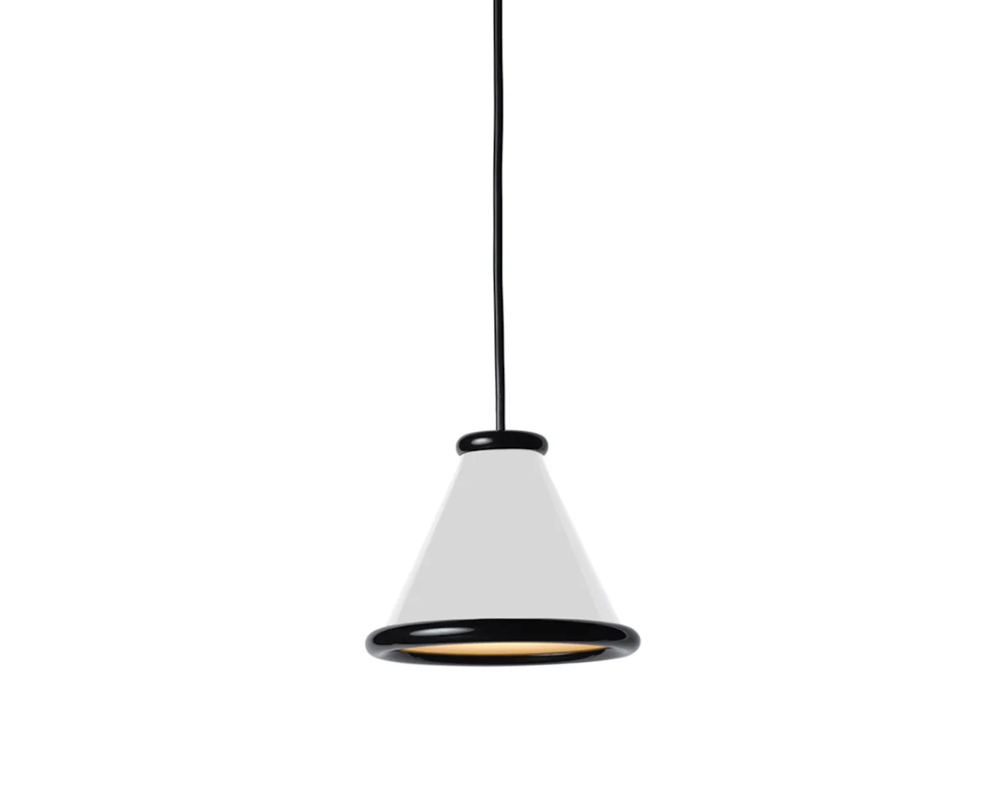 Belid Belle Taklampa Glossy White/Glossy Black Ø15