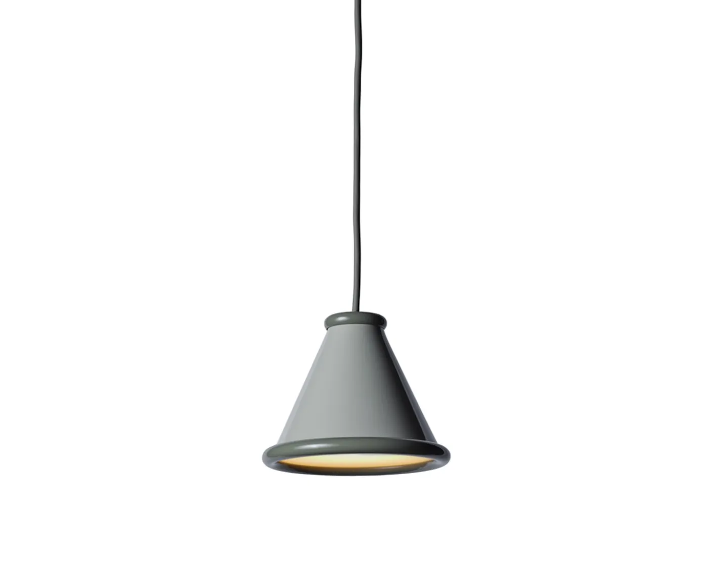 Belid Belle Taklampa Pepple Grey/Moss Grey Ø15