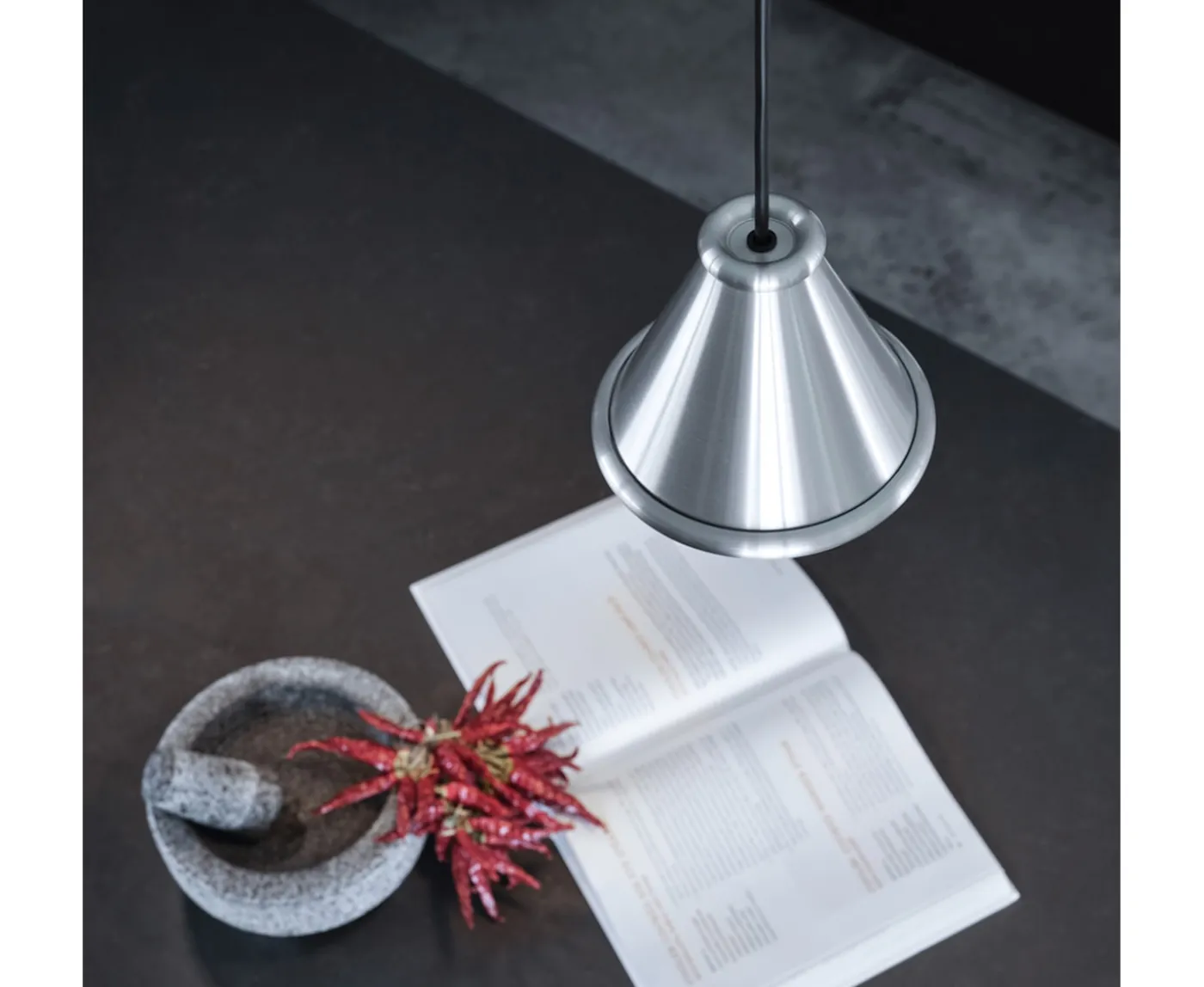 Belid Belle Taklampa Slipad Aluminium Ø15