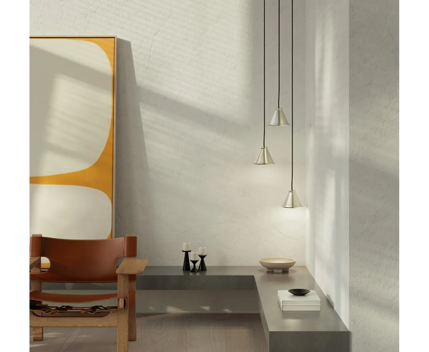 Belid Belle Taklampa Slipad Aluminium Ø15