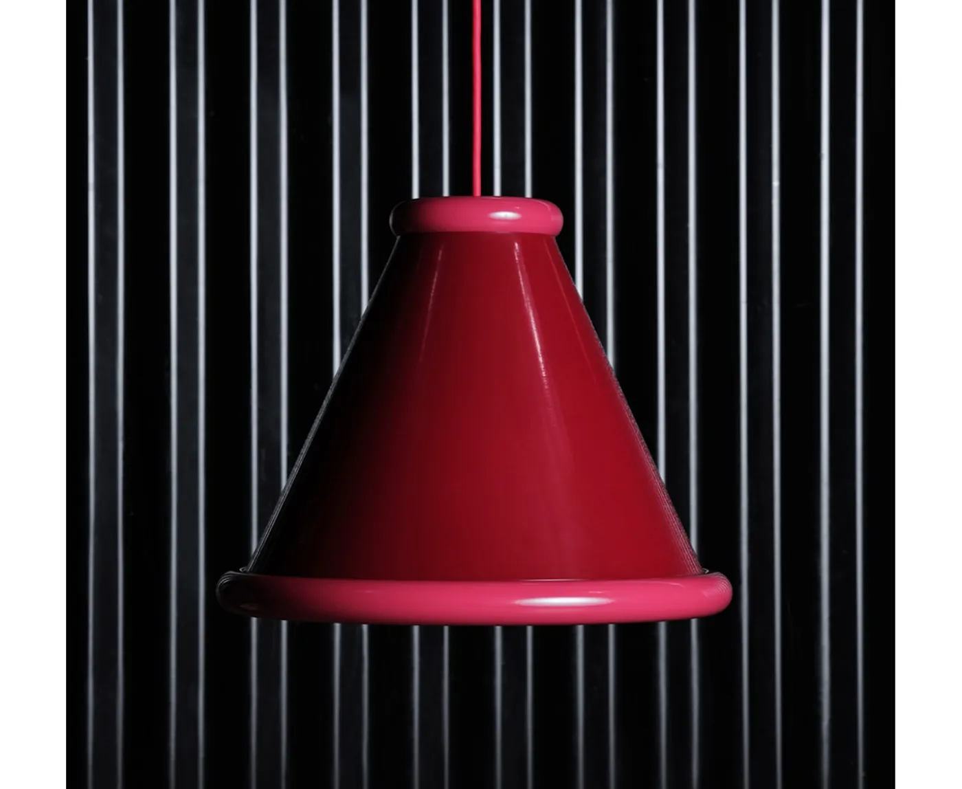 Belid Belle Taklampa Wine Red/Red Violet Ø36