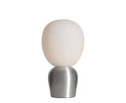 Belid Buddy Bordslampa Slipad aluminium/Opal glas 33cm