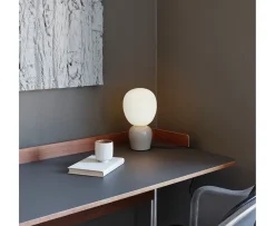 Belid Buddy Bordslampa Soft greige/Opal glas 33cm