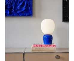 Belid Buddy Bordslampa Ultramarinblå/Opal glas 33cm