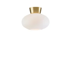 Belid Bullo Plafond Opal/Mässing