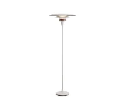 Belid Diablo Golvlampa Mattvit/Rosé Silver Ø50