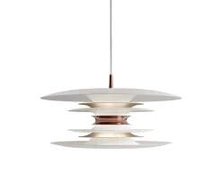 Belid Diablo Taklampa Mattvit/Rosé Silver Ø50