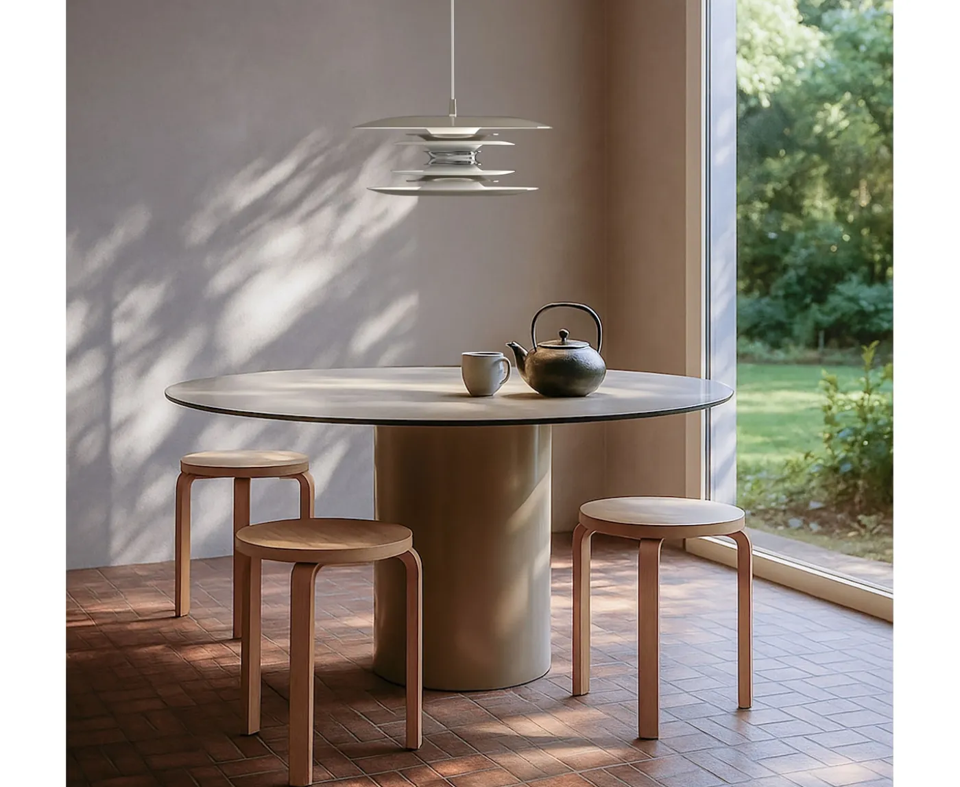 Belid Diablo Taklampa Soft greige Ø40