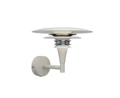 Belid Diablo Vägglampa Sand/Metallisk brons 16cm