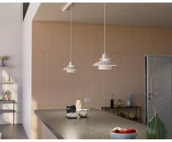 Belid Primus IV Taklampa Sand/Mässing Ø28