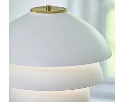 Belid Valencia Golvlampa Mattvit/Mässing 151cm