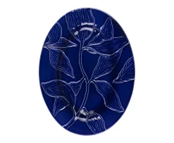 Bergs Potter Florita Fat Glazed Agate Blue Ø35