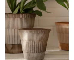 Bergs Potter Atlas Kruka Raw Grey Terracotta Ø21