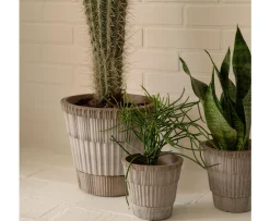 Bergs Potter Atlas Kruka Raw Grey Terracotta Ø16