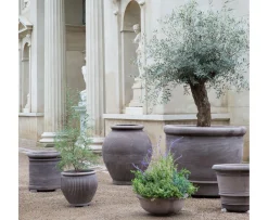 Bergs Potter Cilindro Kruka Raw Grey Terracotta Ø50