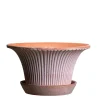 Bergs Potter Daisy Kruka med Fat Raw Rosa Terracotta Ø30