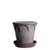 Bergs Potter Elizabeth Kruka med Fat Raw Grey Terracotta Ø16