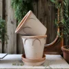 Bergs Potter Elizabeth Kruka med Fat Raw Rosa Terracotta Ø21