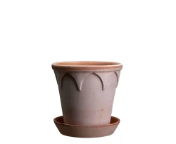 Bergs Potter Elizabeth Kruka med Fat Raw Rosa Terracotta Ø16