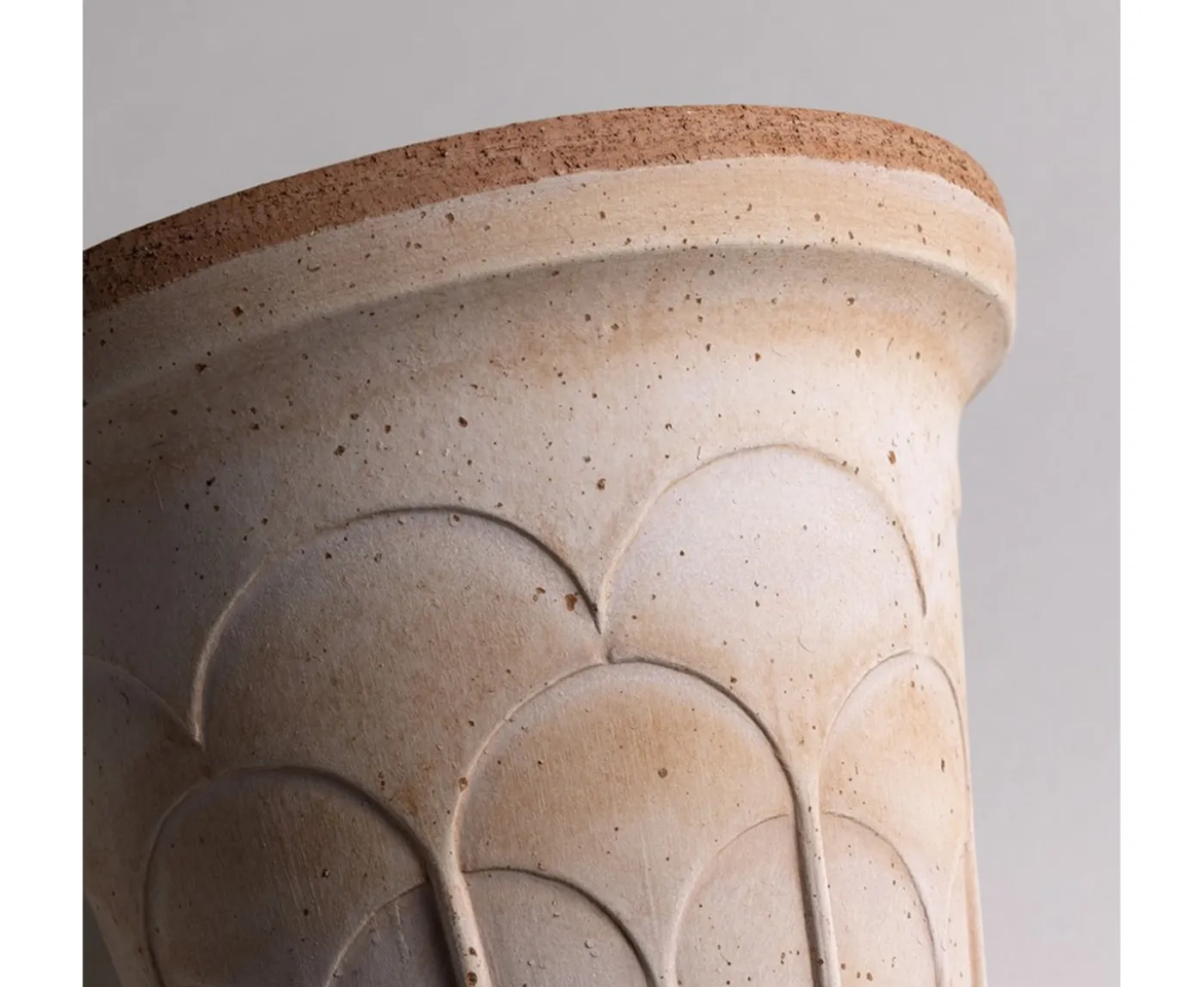 Bergs Potter Fleur Kruka med Fat Raw Rosa Ø16