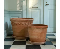 Bergs Potter Flora Kruka Raw Rosa Terracotta Ø50