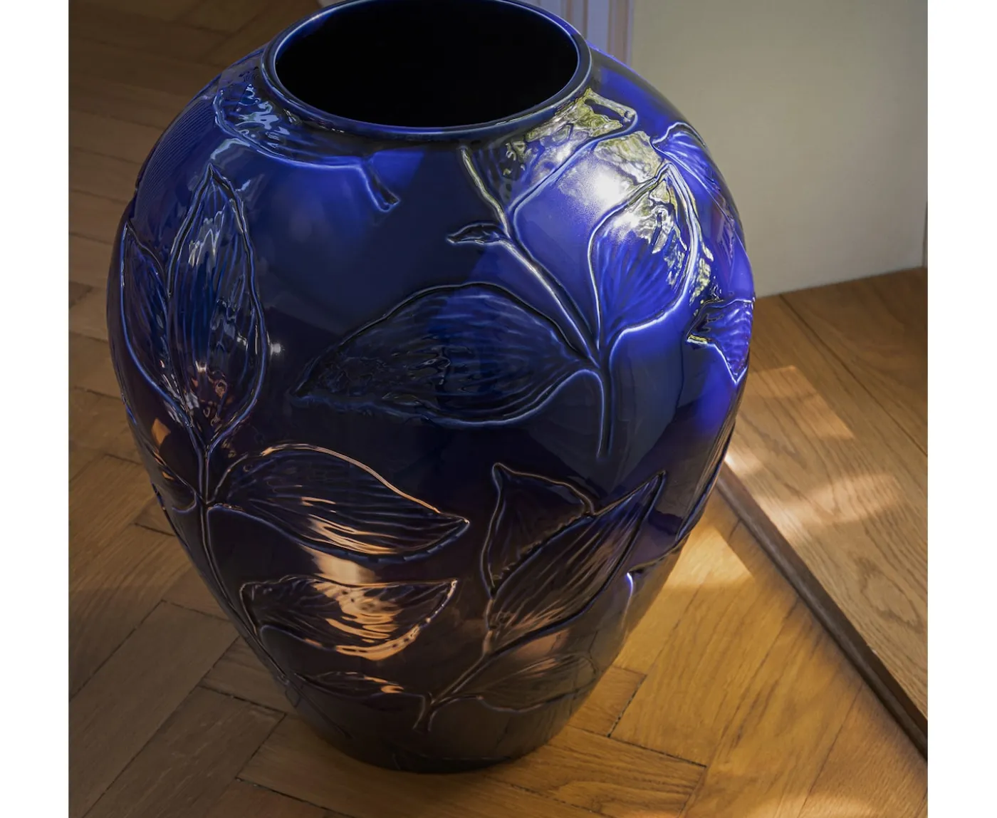 Bergs Potter Florita Vas Glazed Agate Blue 45cm
