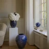 Bergs Potter Florita Vas Glazed Agate Blue 15cm