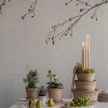 Bergs Potter Helena Kruka med Fat Raw Rosa Terracotta Ø25