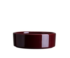 Bergs Potter Hoff Fat Glazed Deep Burgundy Ø30