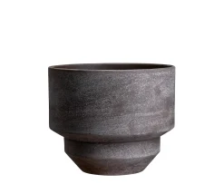 Bergs Potter Hoff Kruka Raw Grey Terracotta Ø30