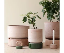 Bergs Potter Hoff Kruka Raw Rosa Terracotta Ø30