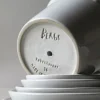 Bergs Potter Københavner Kruka med Fat Glazed Mineral White Ø25