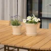 Bergs Potter Københavner Kruka med Fat Glazed Sand Stone Ø18