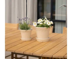 Bergs Potter Københavner Kruka med Fat Glazed Sand Stone Ø18