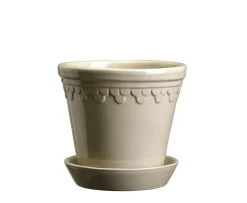 Bergs Potter Københavner Kruka med Fat Glazed Sand Stone Ø18
