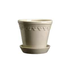 Bergs Potter Københavner Kruka med Fat Glazed Sand Stone Ø16