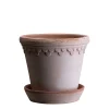 Bergs Potter Københavner Kruka med Fat Raw Rosa Terracotta Ø18