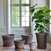 Bergs Potter Københavner Kruka Raw Grey Terracotta Ø60
