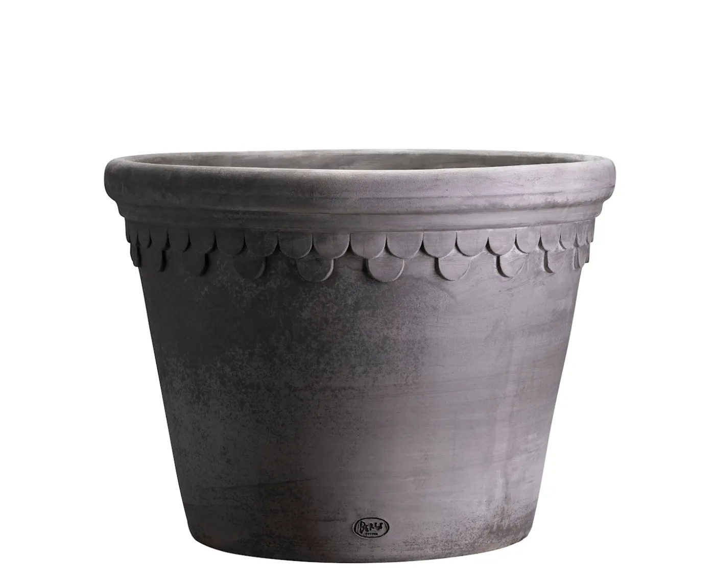 Bergs Potter Københavner Kruka Raw Grey Terracotta Ø50