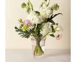 Bergs Potter Københavner Vas Glass Quartz Rose 21cm