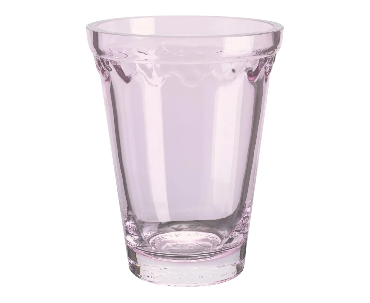 Bergs Potter Københavner Vas Glass Quartz Rose 21cm
