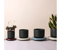Bergs Potter Lily Kruka Glazed Forest Night Ø18