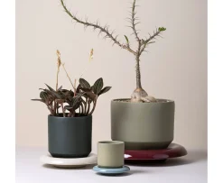 Bergs Potter Lily Kruka Glazed Forest Night Ø21