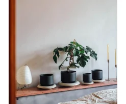 Bergs Potter Lily Kruka Glazed Forest Night Ø21