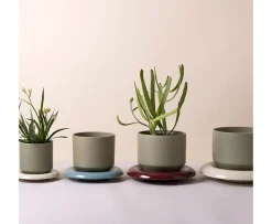 Bergs Potter Lily Kruka Glazed Sage Green Ø21
