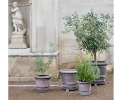 Bergs Potter Lucca Kruka Raw Grey Terracotta Ø40