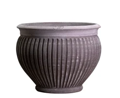 Bergs Potter Piccolina Kruka Raw Grey Terracotta Ø40